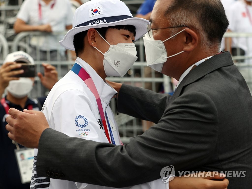 韩国代表团在射箭赛事中获得佳绩